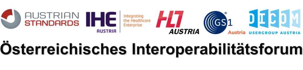 Logos der Organisationen im Österreichischen Interoperabilitätsforum